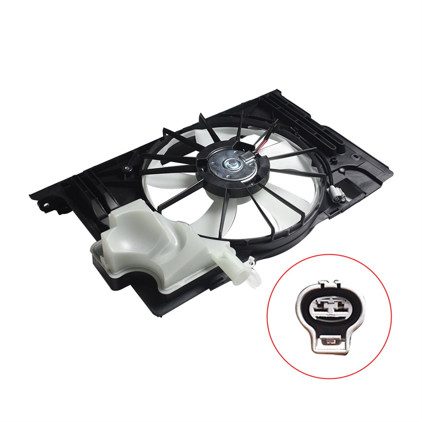 munirater Radiator Cooling Fan Assembly Replacement for 2014-2019 Corolla TO3115181 163610T041