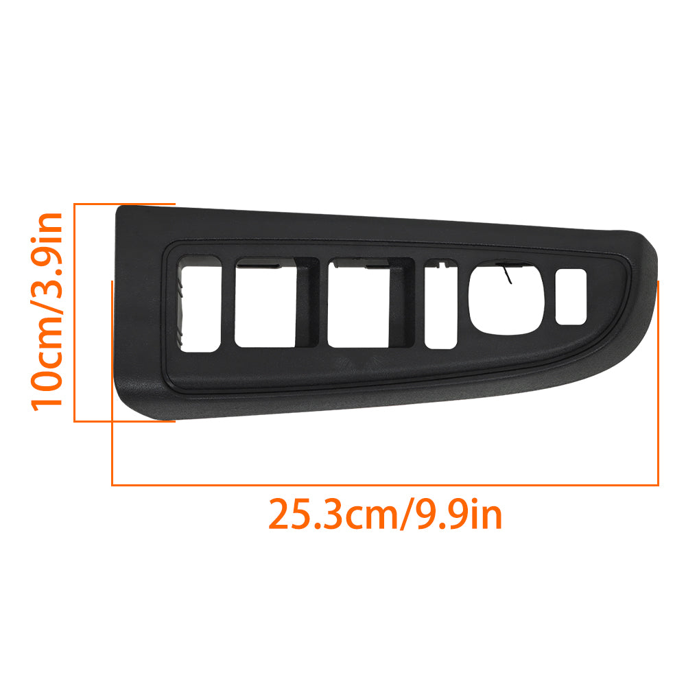 Gray Driver Side Window Switch Trim Bezel Replacement for 2003-2007 Silverado Sierra 89045128