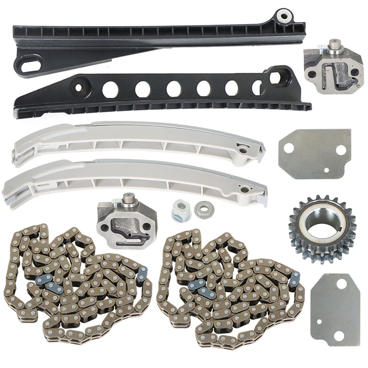 munirater Timing Chain Kit w/o Gears Replacement for E350 E450 5.4L 6.8L 5L3Z-6268-A F6AZ-6L266-DA