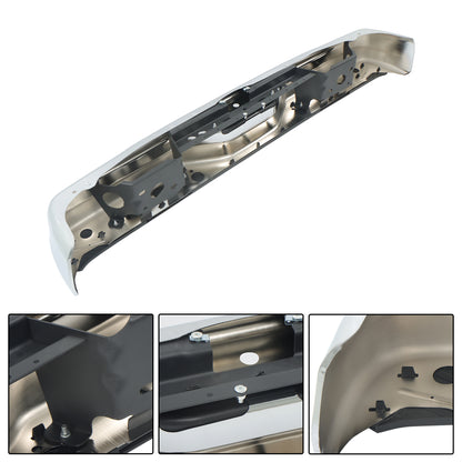 Chrome Rear Step Bumper Assembly Replacement for E150 E250 E350