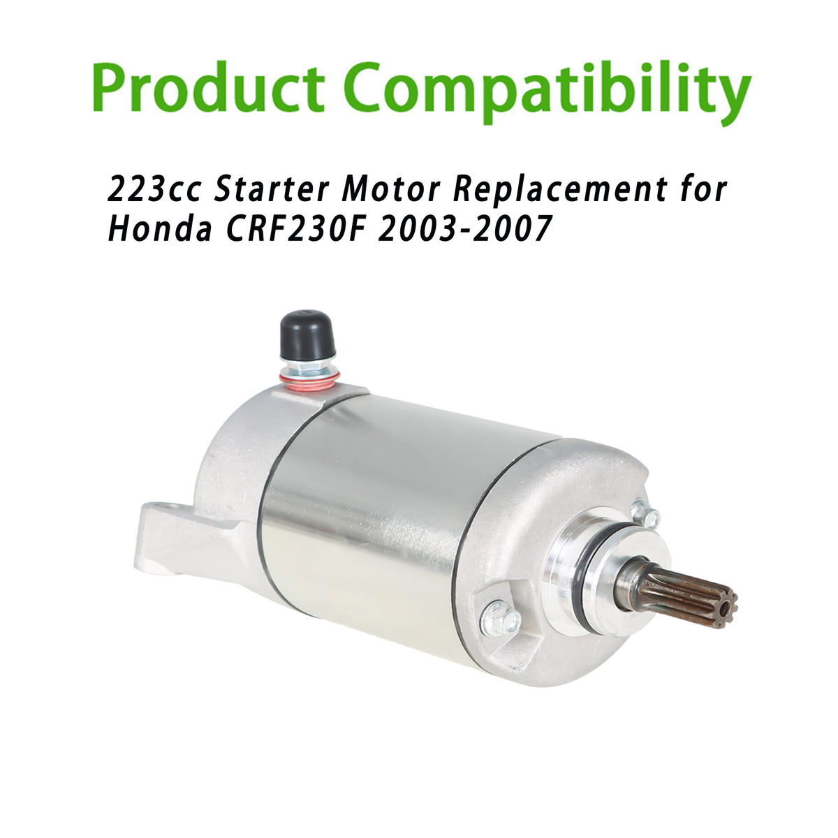 munirater Starter Replacement for CRF230F 223cc 2003 2004 2005 2006 2007