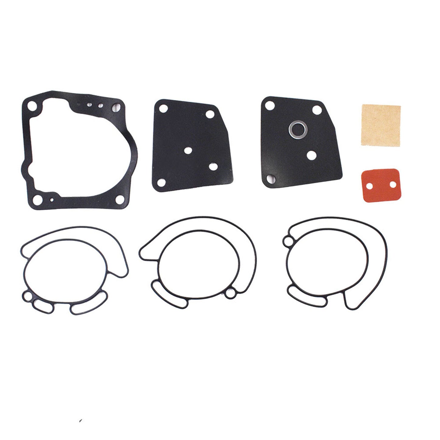 6 - Pack Carburetor Carb Repair Rebuild Kit Replacement for Johnson V4 V6 90 100 105 115 150 175 HP 18-7247 436852 438996