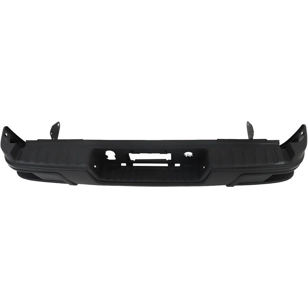 Black Rear Step Bumper for Chevrolet Colorado & GMC Canyon 2015-2019, without Sensor Holes, GM1103180