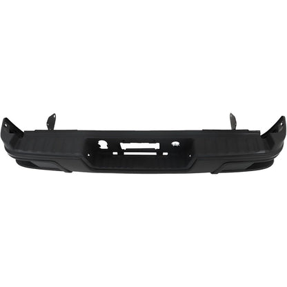 Black Rear Step Bumper for Chevrolet Colorado & GMC Canyon 2015-2019, without Sensor Holes, GM1103180