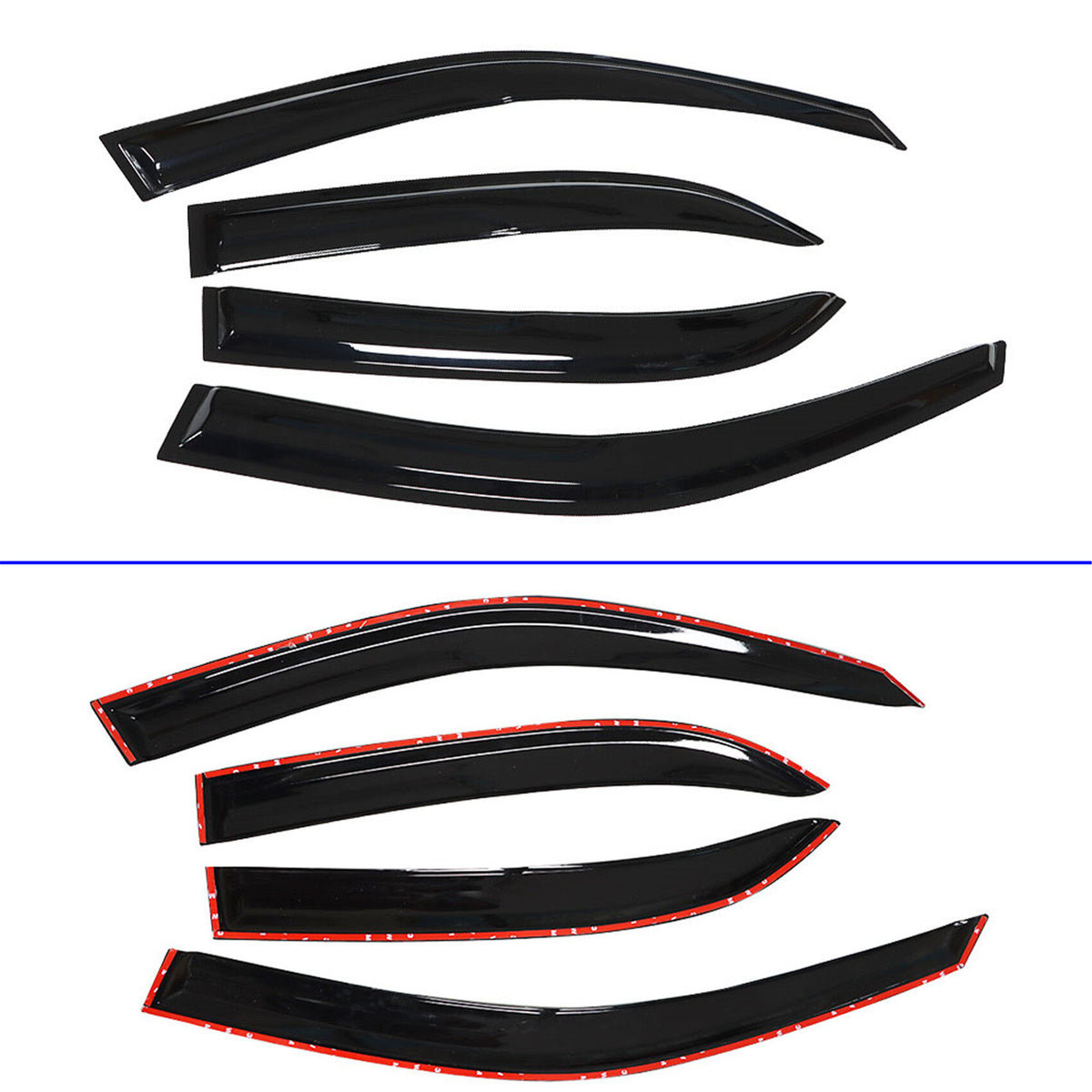 munirater Side Window Visor Vent Rain Guard Deflector Replacement for 1998-2002 Toyota Corolla Sedan
