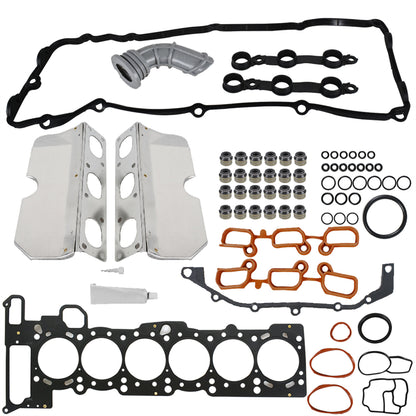 munirater Cylinder Head Kit Replacement for 2001-2006 325ci 325i 325xi 525i 530i x3 z4 z3 3.0L L6 DOHC HS26245PT