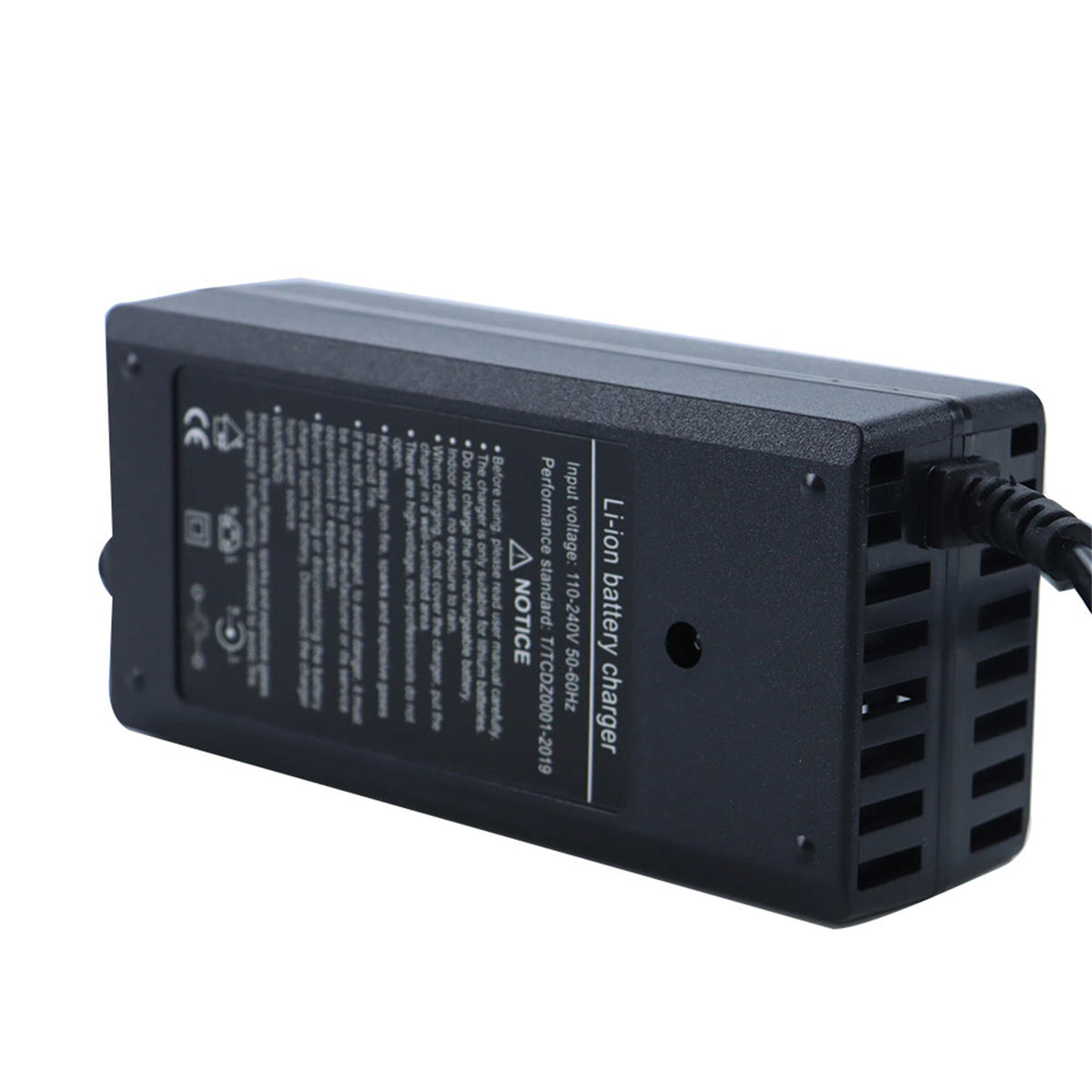 munirater 48 Volt 2A Battery Charger Fit Replacement for Electric Scooter E-Bike 3 Holes +US Plug F