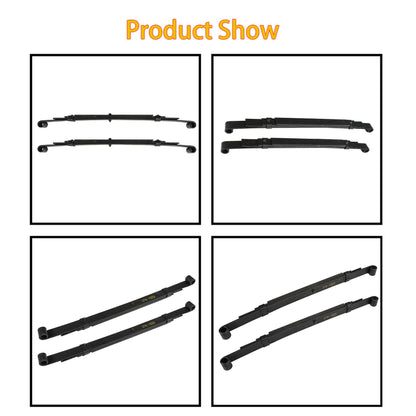 munirater Golf Cart Rear Heavy Duty Leaf Springs Replacement for Club Car Precedent 2004 - Up