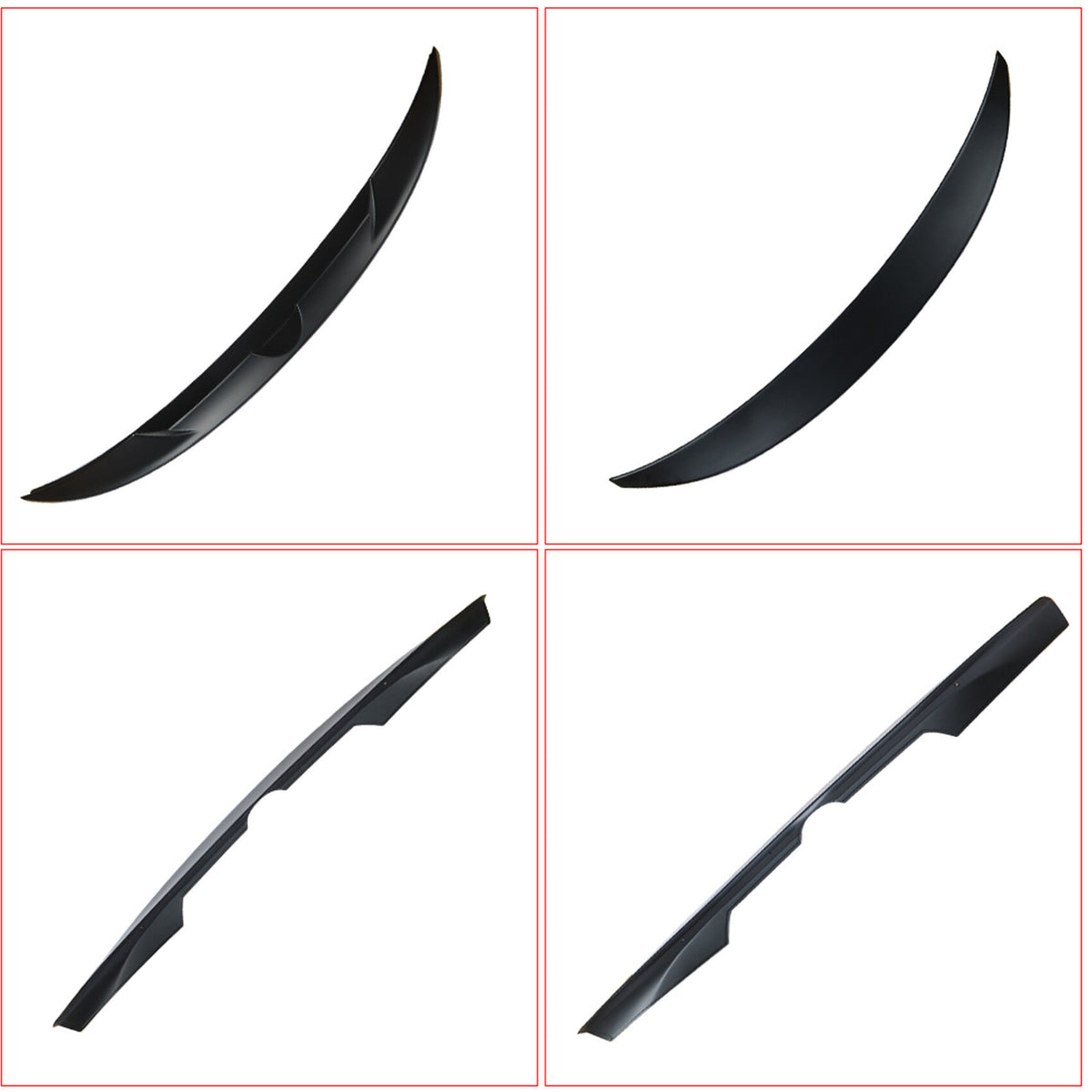munirater Trunk Spoiler Wing Matte Black Factory Style Replacement for 2020 2021 2022 Toyota Corolla Sedan