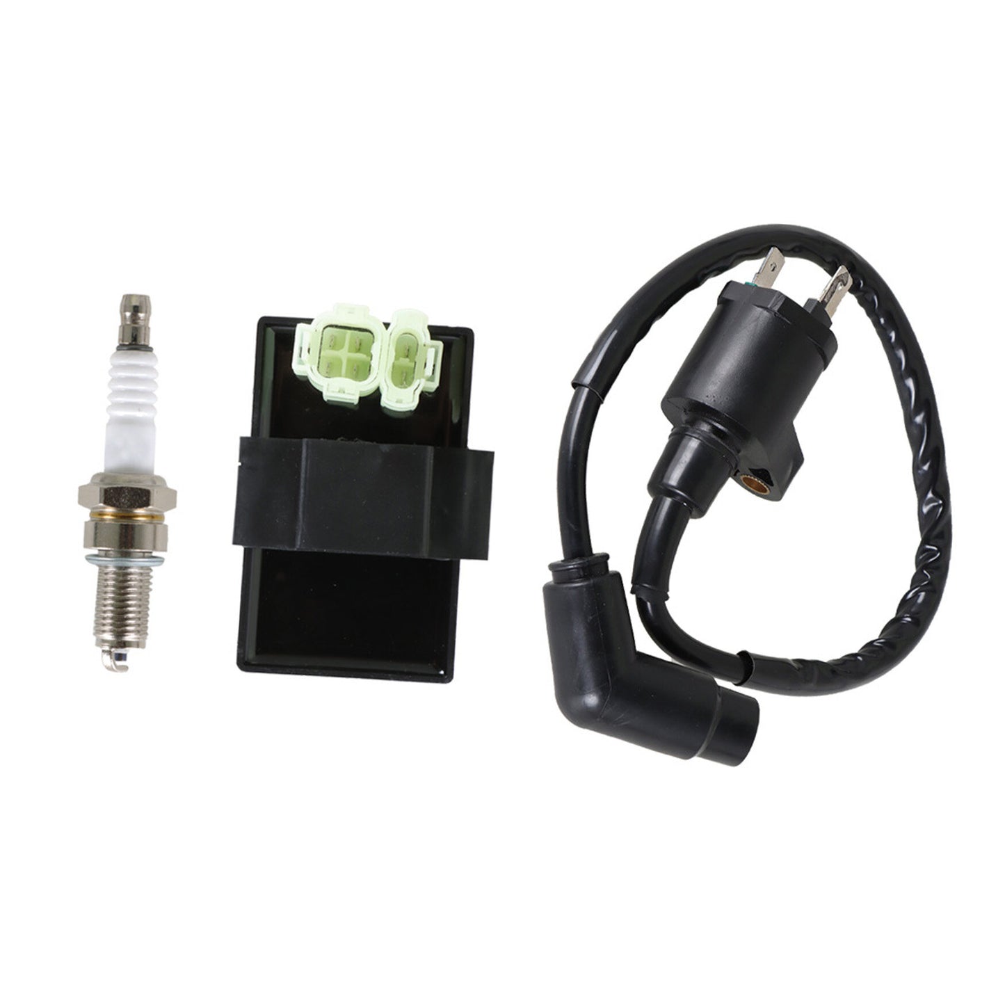 munirater Ignition Coil Spark Plug CDI Box Replacement for FourTrax 300 TRX300 2x4 4x4 1990-1993 30410-HC4-770 30510-HC4-000