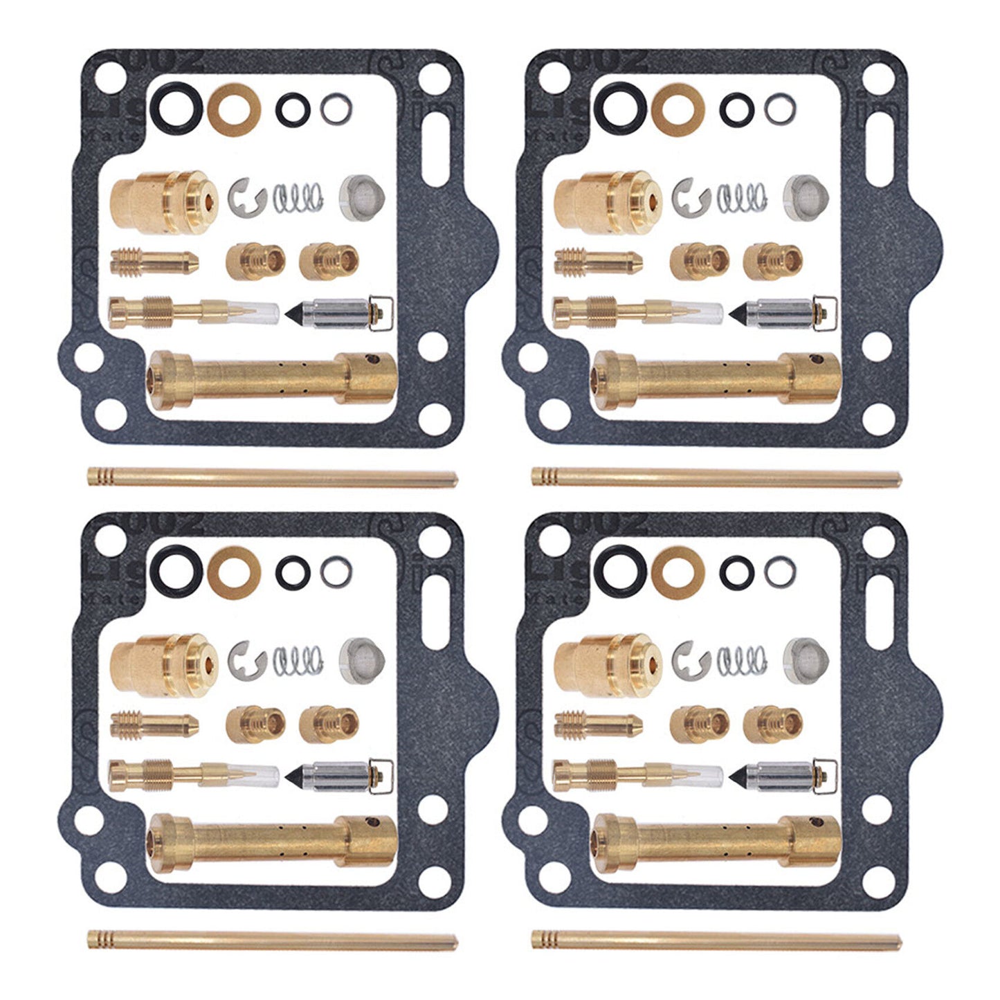 munirater 4 Pack Carburetor Carb Repair Kit Replacement for 78-79 XS1100 XS1100F XS 1100