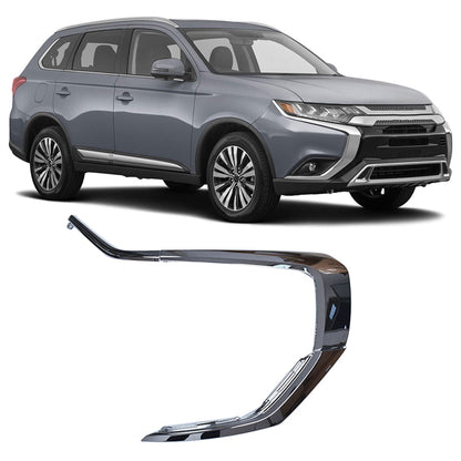 munirater Right Front Bumper Chrome Trim Molding Strip Replacement for 2016-2019 Mitsubishi Outlander MI1047103 MI1047104