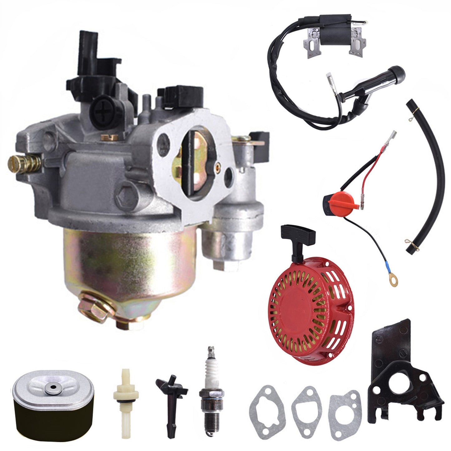 munirater Carburetor Replacement for Honda GX120 GX140 GX160 GX168 GX200 5.5Hp 6.5Hp Engine Generator Lawn Mower Carb 16100-ZH8-W51 16100-ZH8-W61 16100-ZE1-814 16100-ZE1-825