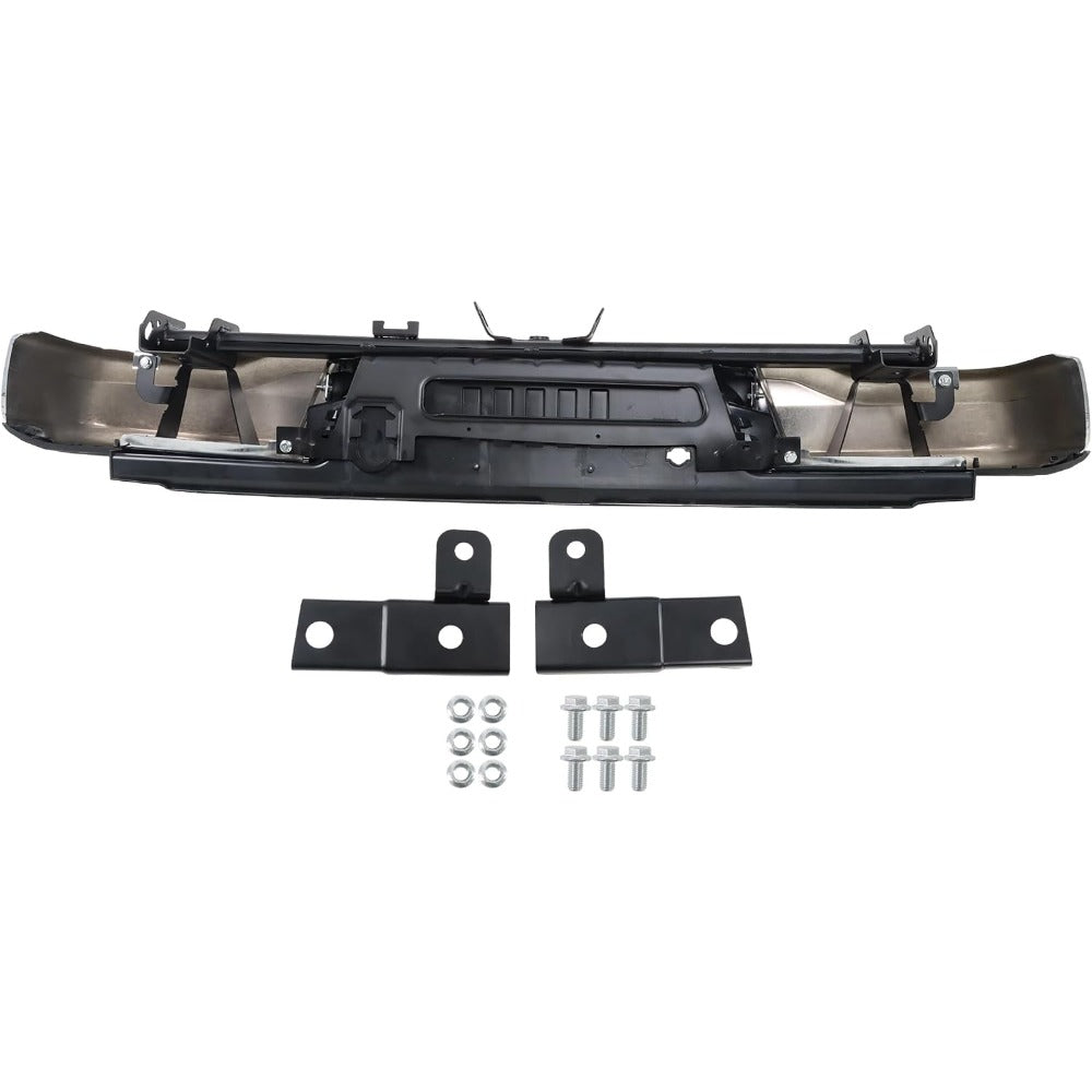 Chrome Steel Rear Step Bumper for Ford Ranger 2019-2023, FO1103229
