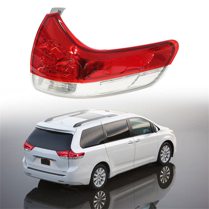 munirater 1-Pack Rear Right Tail Light Brake Lamp Assembly Replacement for 2011-2014 Toyota Sienna Outer Passenger Side 8155008030 TO2805107