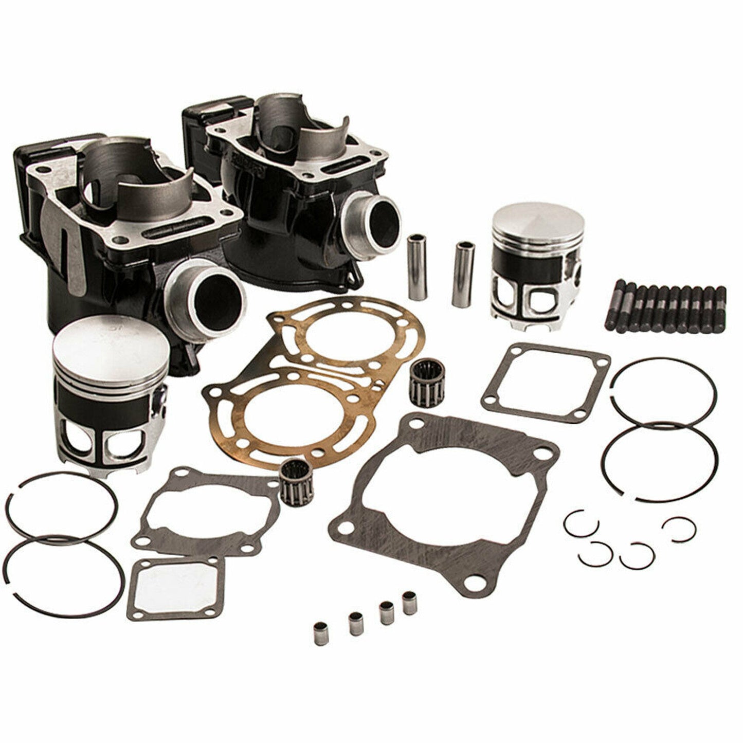 munirater Cylinder Piston Gasket Rebuild Kit Replacement for Yamaha Banshee 350 1987-2006