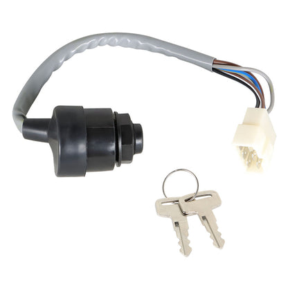 munirater Ignition Switch with Key 27005-0011 Replacement for Kawasaki UTV Mule 600 610 4000 4010