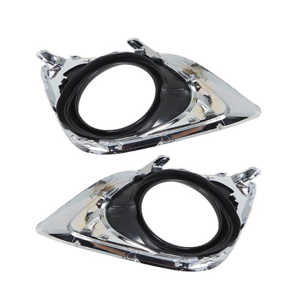 munirater 2-Pack Fog Light Cover w/Chrome Left and Right Side Replacement for 2013 14 15 2016 Venza | 1038183 | 1039183