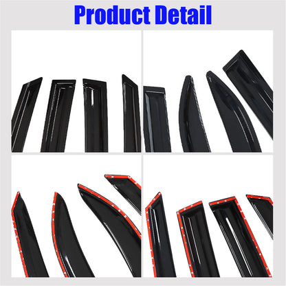 munirater Side Window Visor Vent Rain Guard Deflector Replacement for 1997-2001 Toyota Camry Sedan