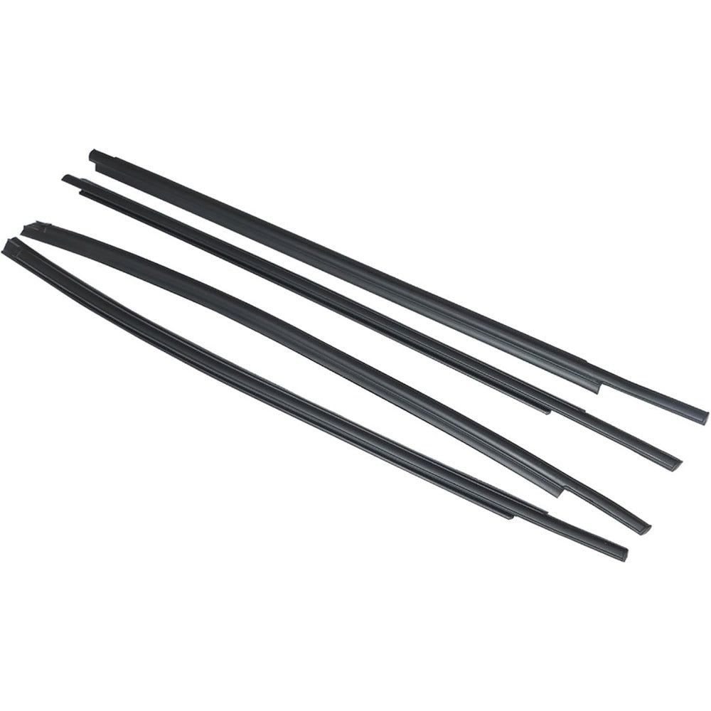Window Weatherstrip Kit for 2007-2018 Toyota Tundra CrewMax, 4-Piece