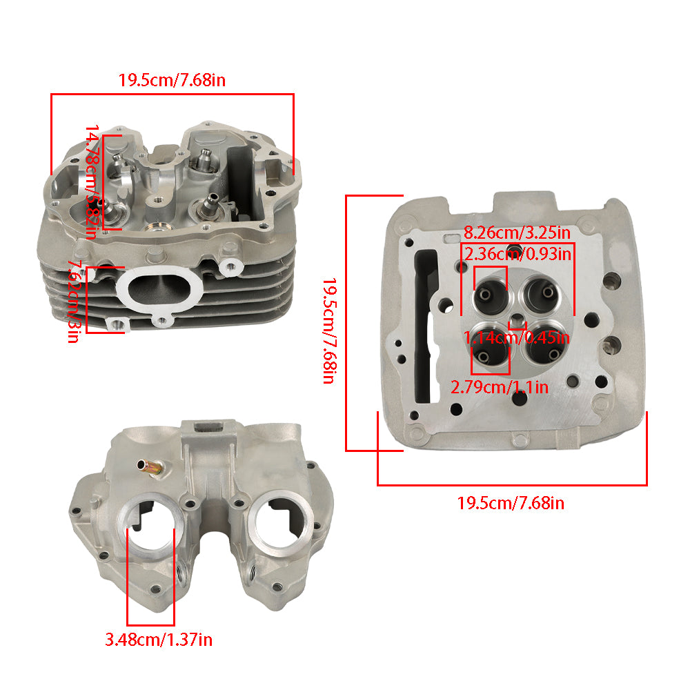 Cylinder Head & Valve Cover Kit for Honda TRX400EX TRX400X & XR400R