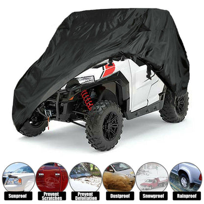 munirater UTV Cover 2 Seater Replacement for Polaris General 1000 Limited Deluxe QuadGear UTV Deluxe Storage Cover