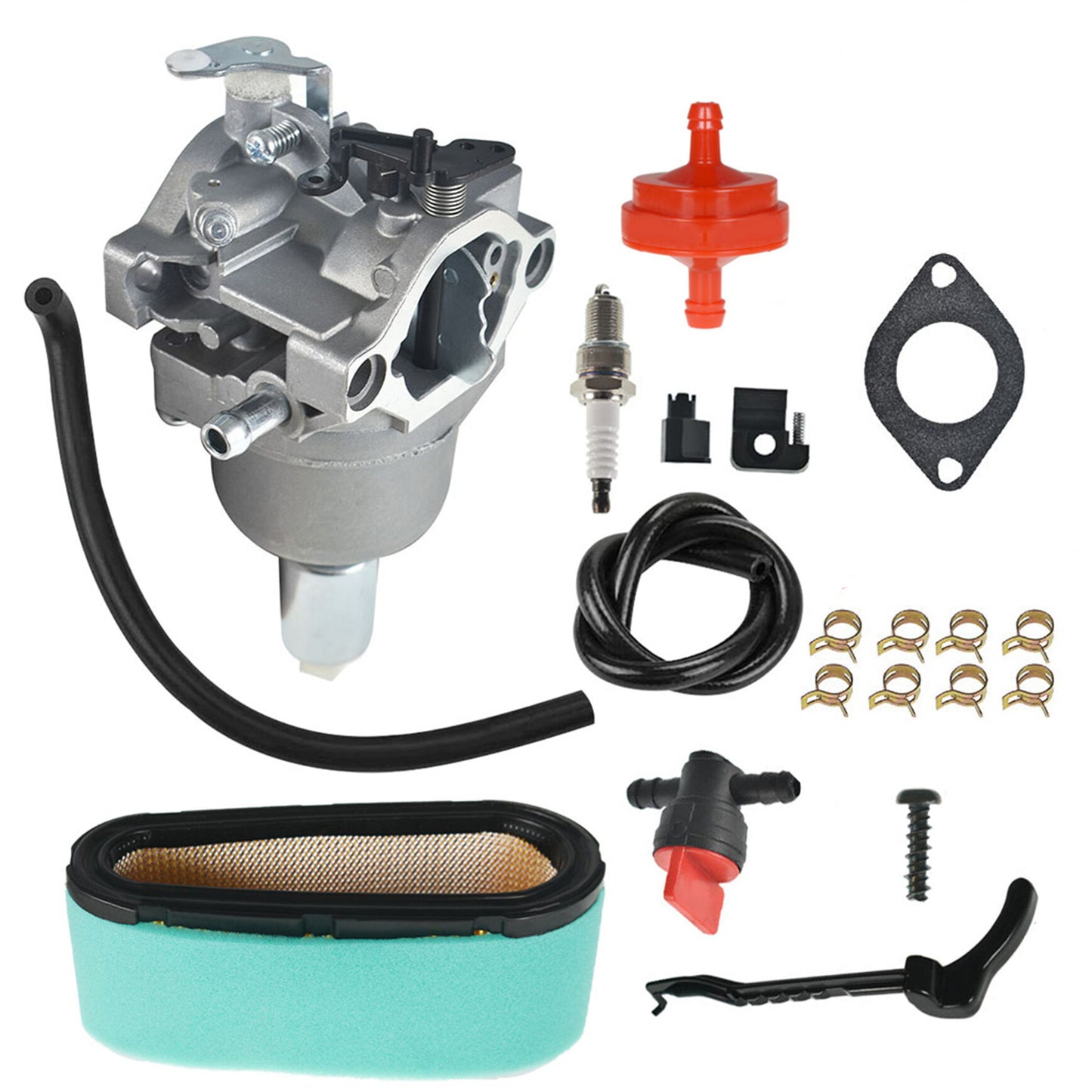 munirater 799727 Carburetor Replacement for 791886 495935 690194 498061 499153 698620 496796 498059 Engines with 496894S 496894 Air Filter Tune Up Kit