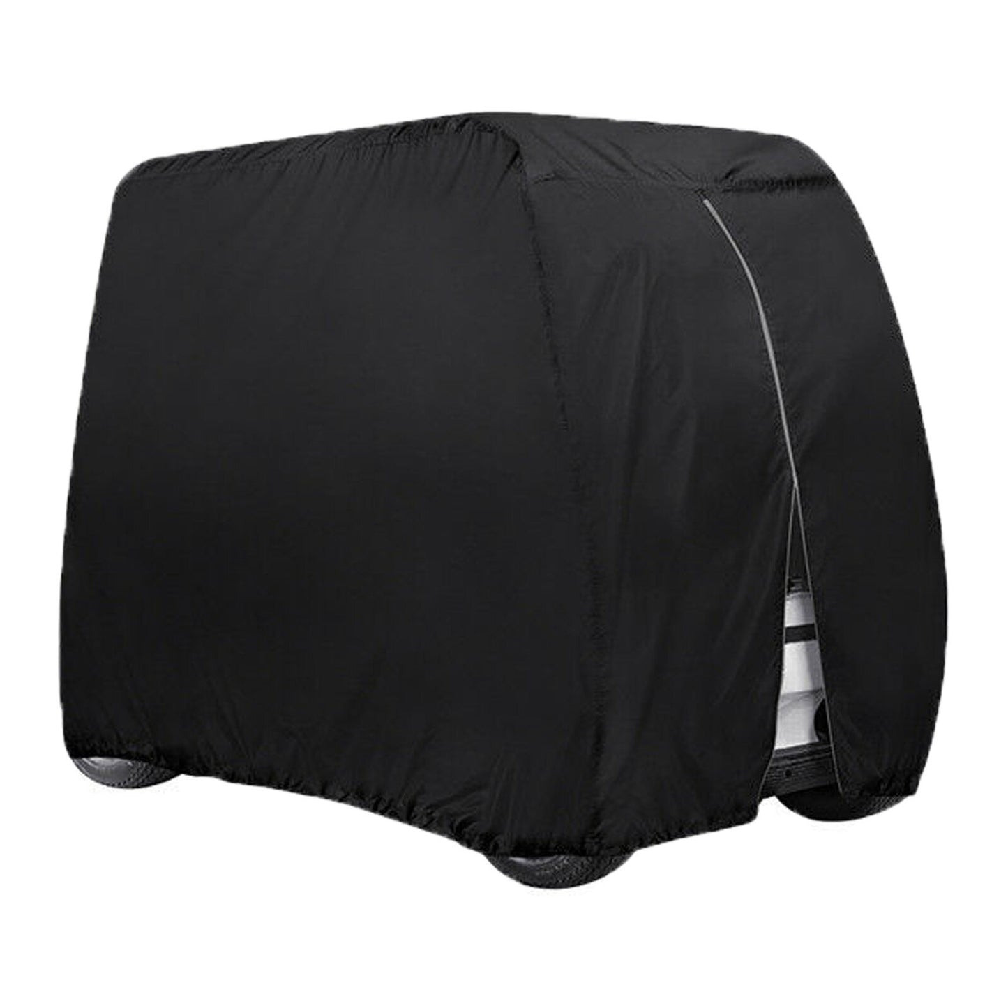 munirater Golf Cart Storage Cover 4 Passenger Replacement for EZGO Club Car Yamaha Black