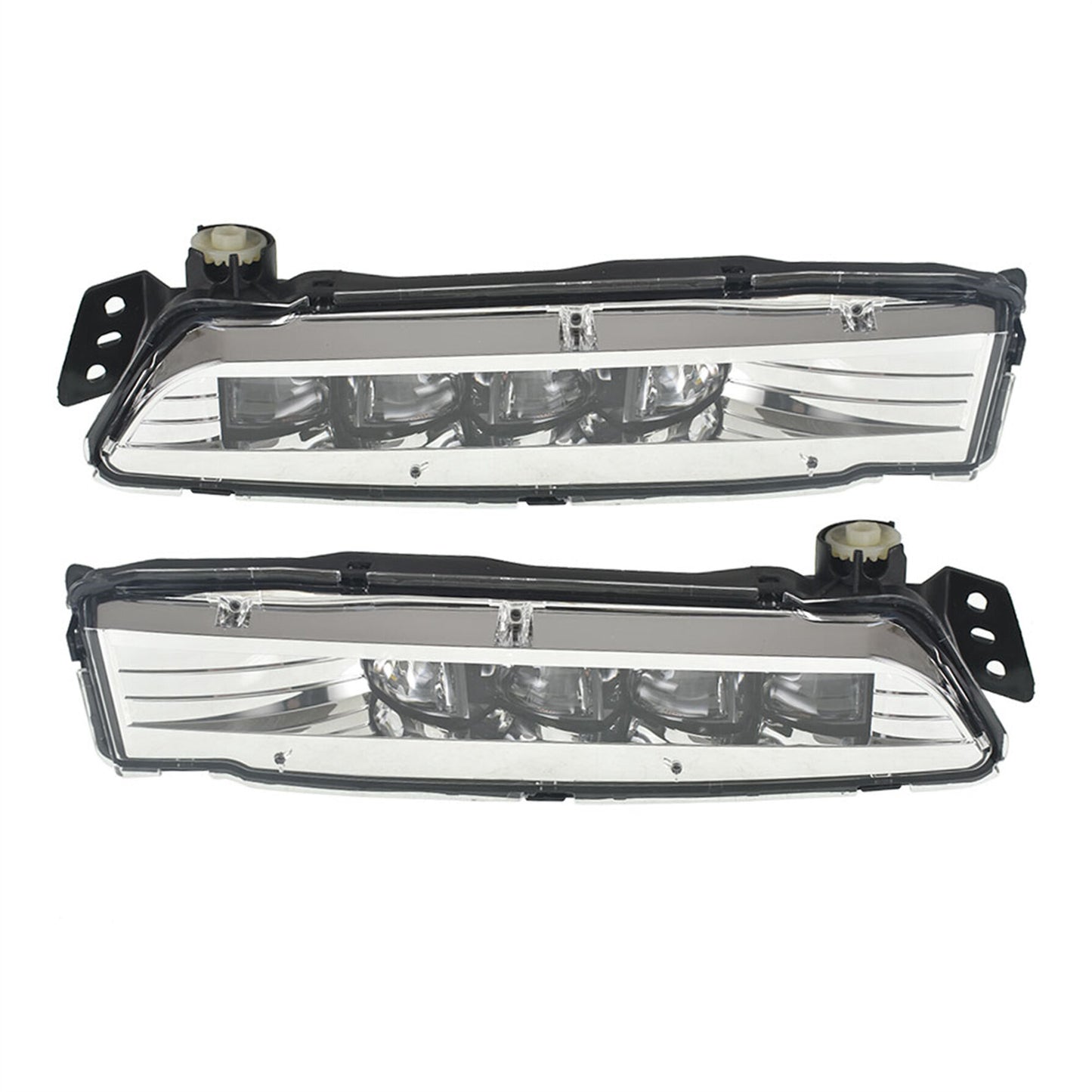 munirater LED Bumper Fog Lights Lamps Bezel Kit For 18-19 Honda Accord Sedan