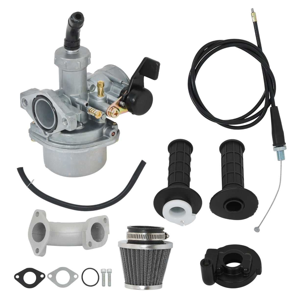 Carburetor Kit with Filter, Cable and Grips for Honda XR70R CRF70F