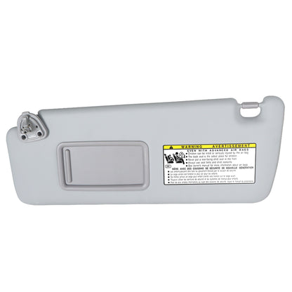 munirater Driver Side Sun Visor with Not Vanity Lamp Gray Replacement for 2004-2007 Highlander 74320-48260-B0