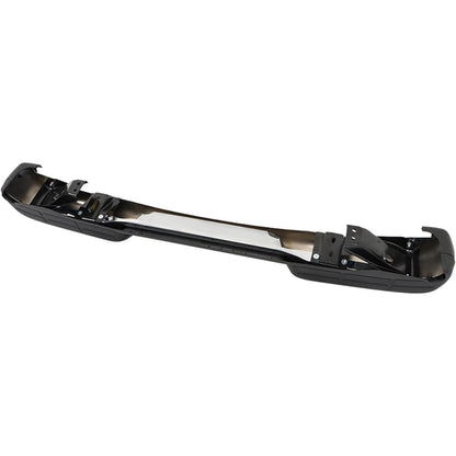 Chrome Rear Step Bumper for Chevrolet Express & GMC Savana 1996-2021, without Sensor Holes