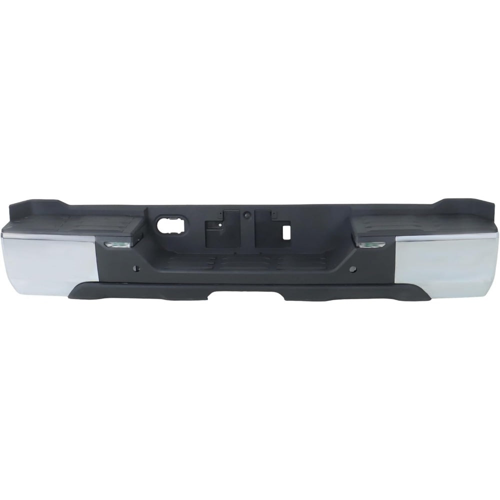Steel Rear Step Bumper for Toyota Tundra 2022-2024, with Sensor Holes, TO1103144