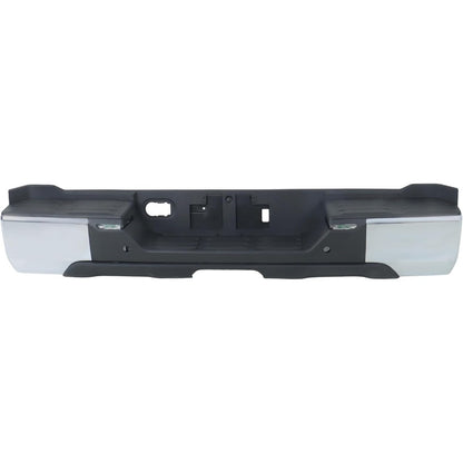 Steel Rear Step Bumper for Toyota Tundra 2022-2024, with Sensor Holes, TO1103144