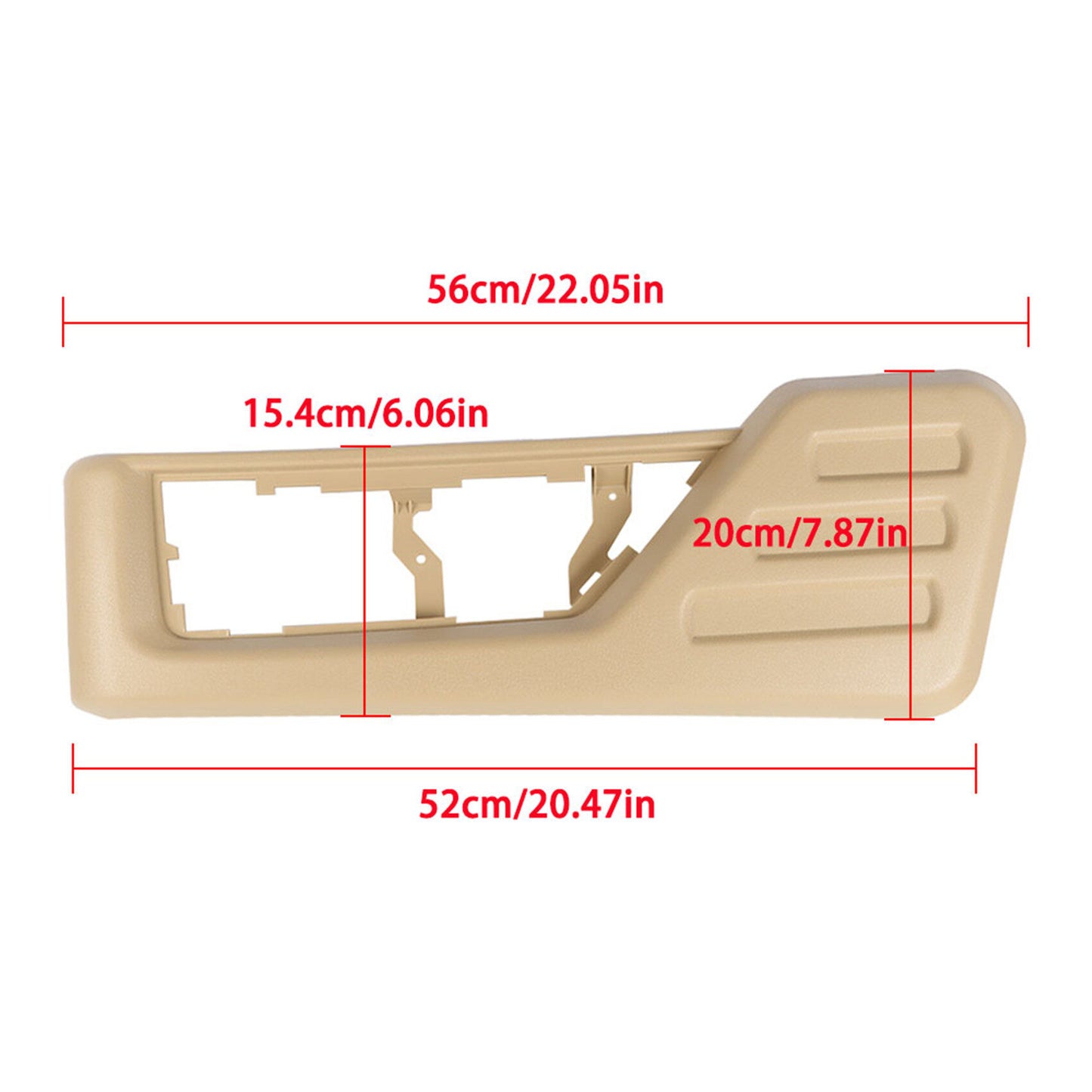 munirater Tan Front LH Driver Seat Panel Trim Replacement for 2008-2010 F250 F350 F450 F550 Super Duty 8C3Z2562187BB 8C3Z-2562187-BB