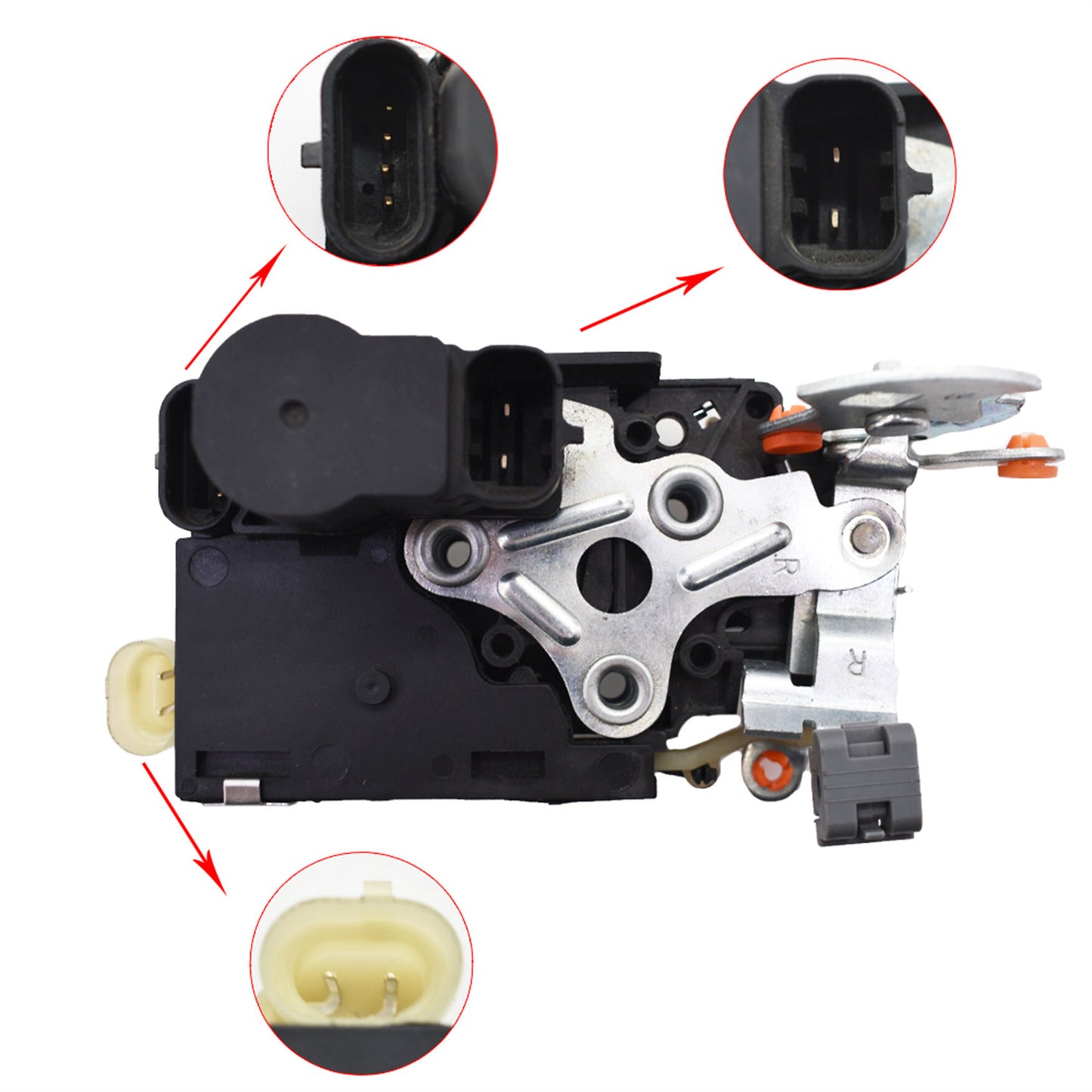 munirater Power Door Lock Actuator Front Right Passenger Side Replacement for Escalade Silverado Avalanche Tahoe 931-319 15053682