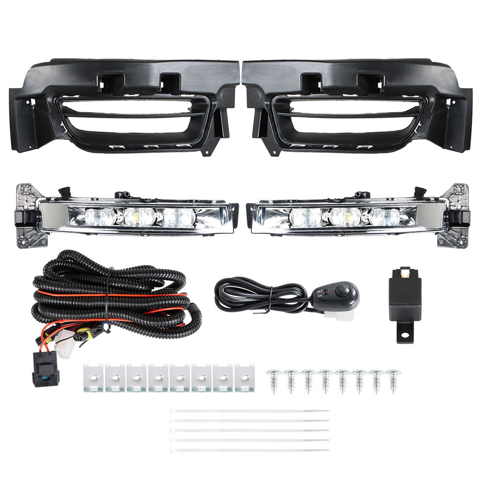 munirater Bumper Fog Lights Driving Lamps LH&RH LED for 2015 - 2020 Dodge Charger