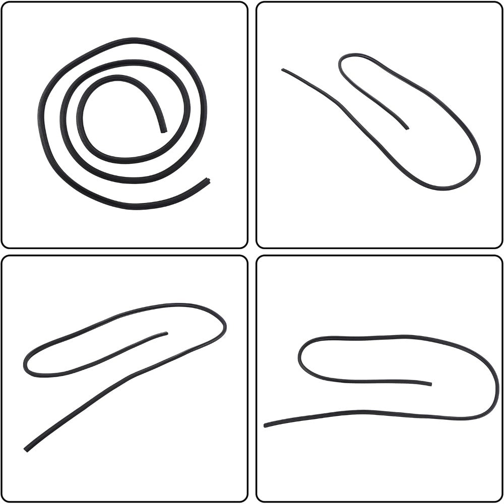 Rubber Trunk Weatherstrip Seal for 1970-1981 Chevrolet Camaro & Pontiac Firebird