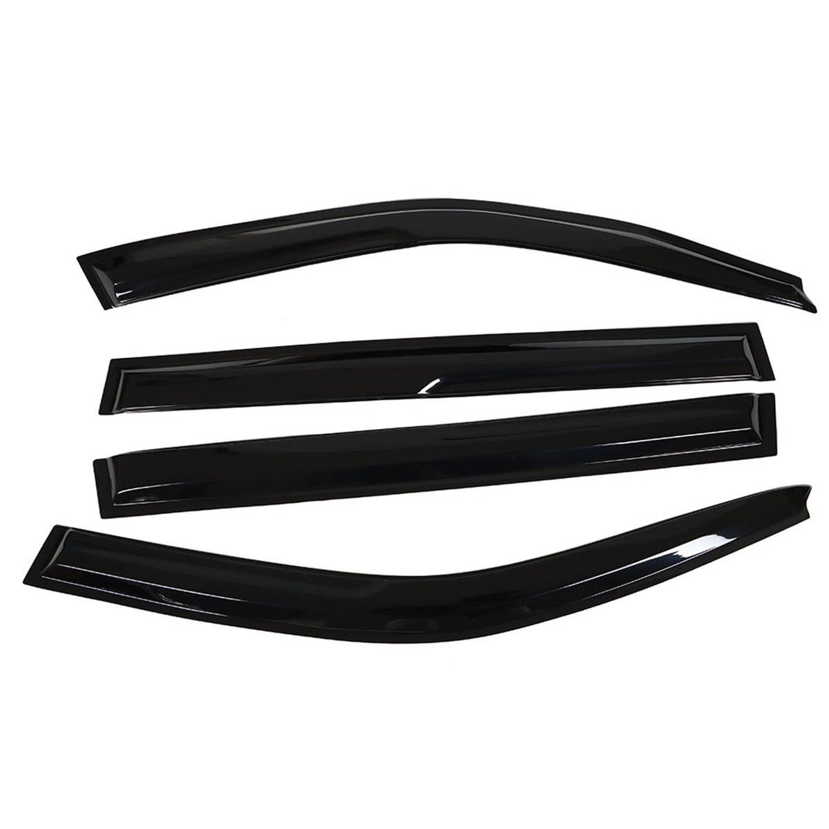 munirater Side Window Visor Vent Rain Guard Deflector Replacement for 2001-2007 Toyota Highlander