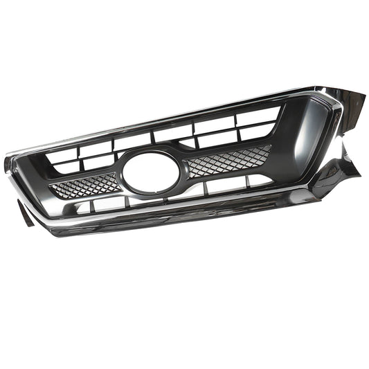 munirater Car Grille Assembly Gray Plastic Chrome Shell Replacement for 2012 2013 2014 2015 Tacoma TO1200351 5310004491