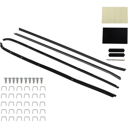 Rubber Window Weatherstrip Kit for 1970-1981 Camaro & Firebird, 4-Piece