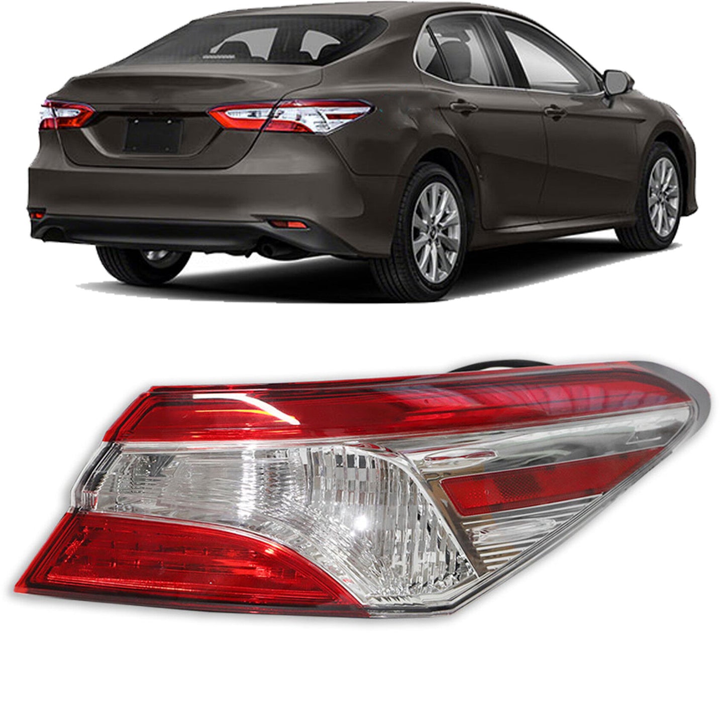 munirater Right Tail Light Right Passenger Signal Auto Accessories Lamp Replacement for Toyota Camry 2018 2019 2020 TO2805134 8155006720