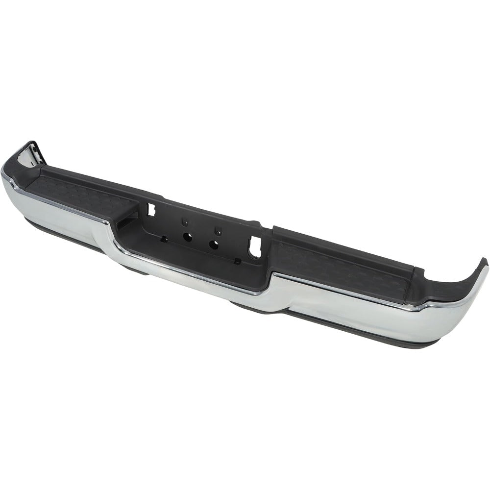 Chrome Rear Step Bumper for Ram 2500 / 3500 2019-2024, without Sensor or Light Openings, 68451162AA