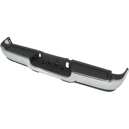 Chrome Rear Step Bumper for Ram 2500 / 3500 2019-2024, without Sensor or Light Openings, 68451162AA