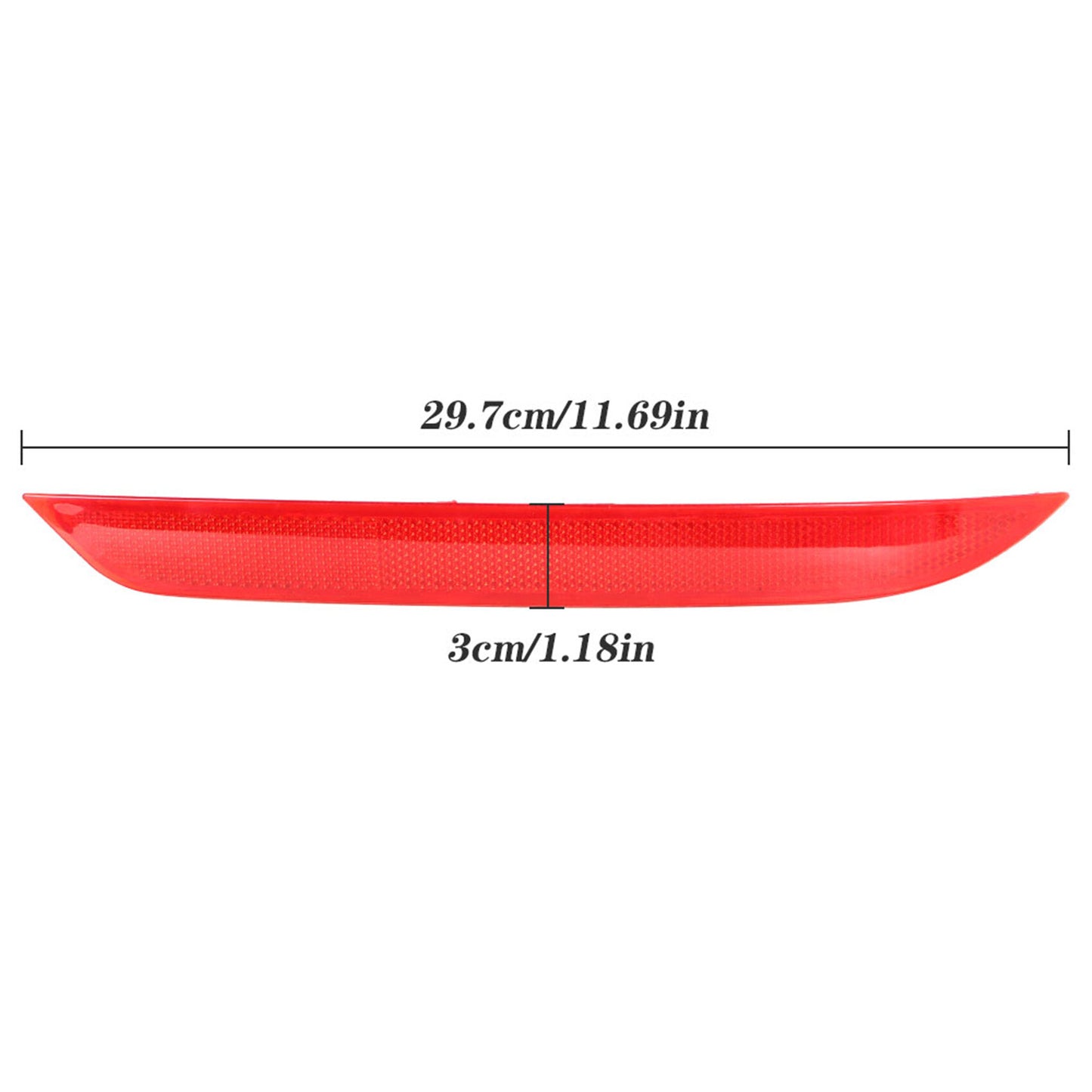 munirater 2Pcs Left and Right Rear Bumper Reflector Set Red Replacement for Accord 2016 2017 33505T2AA11 33555T2AA11