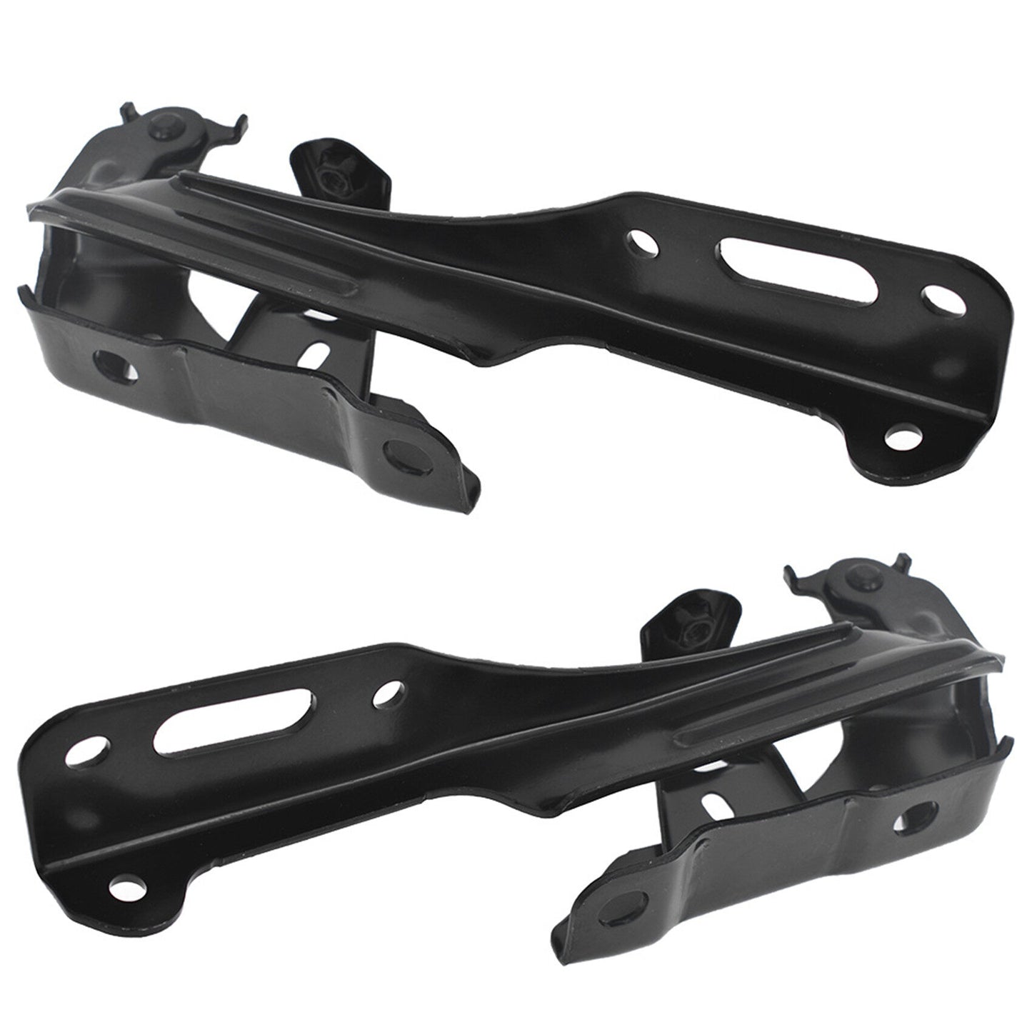 munirater 2PCS Hood Hinge Set Black Steel Replacement for 2016-2021 Honda Civic 60120TBAA00ZZ 60170TBAA00ZZ HO1236143 HO1236144