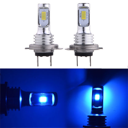 munirater 2-Pack H7 LED 35W 4000LM Ice-Blue Super Bright 8000K Headlight Bulbs for High/Low Beam Headlight Kit