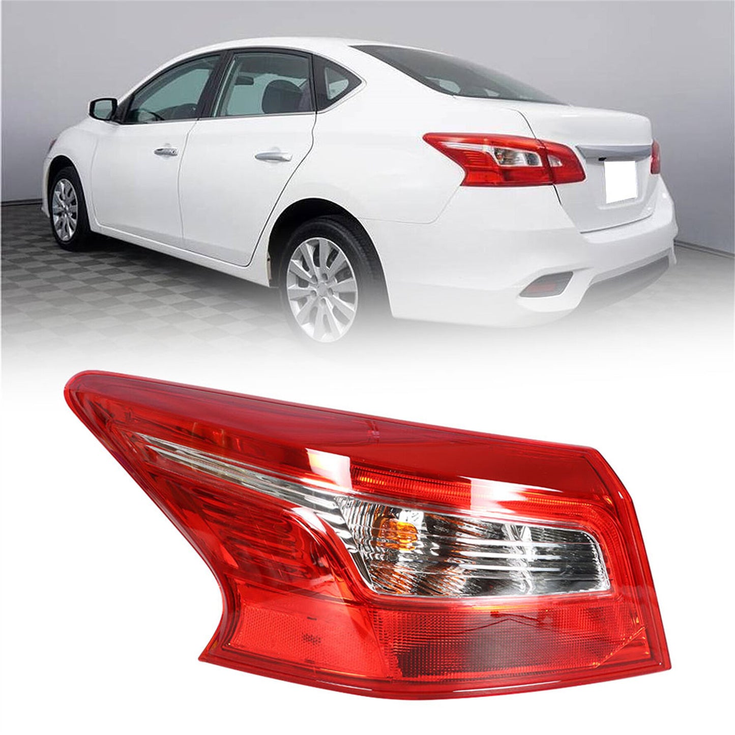 munirater Tail Light For 2016-2018 Nissan Sentra Brake Lamp Outer Left Driver Side