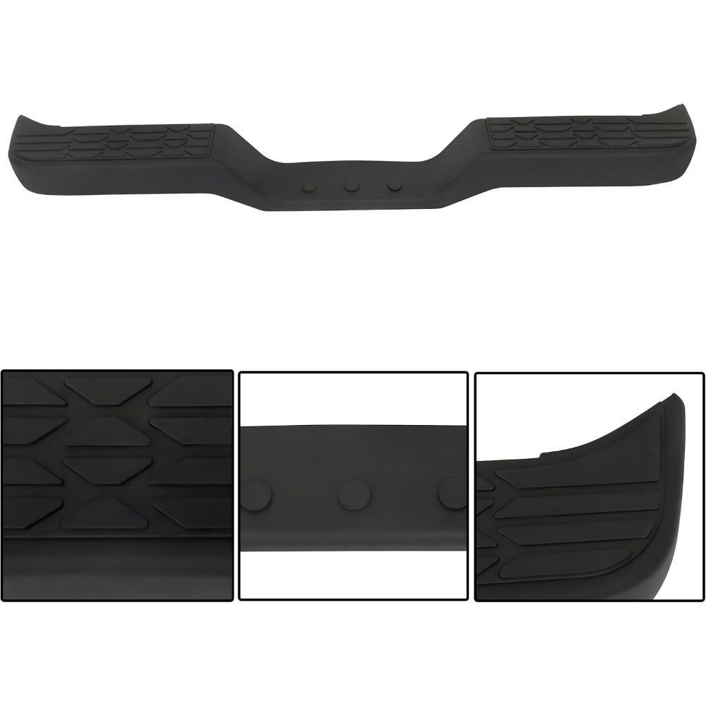 Black Steel Rear Step Bumper Assembly for Toyota Pickup DLX 1989-1995