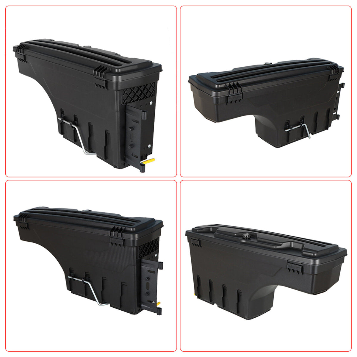 munirater Truck Bed Storage Box Case Lockable Tool Box Replacement for Ram 1500 2500 3500 2002-2018 Left Driver Side